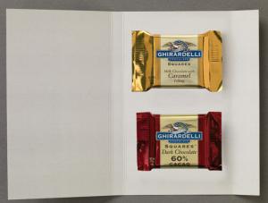 Calling Card - Ghirardelli Chocolate Squares